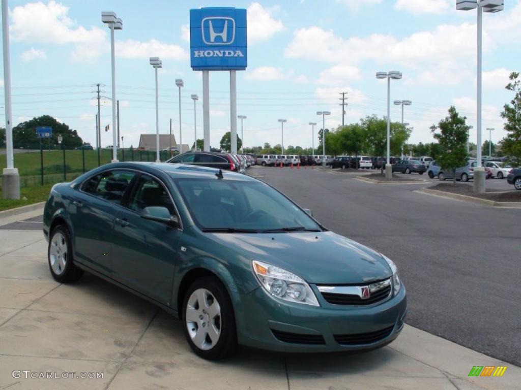 2009 Aura XE - Silver Moss / Gray photo #2