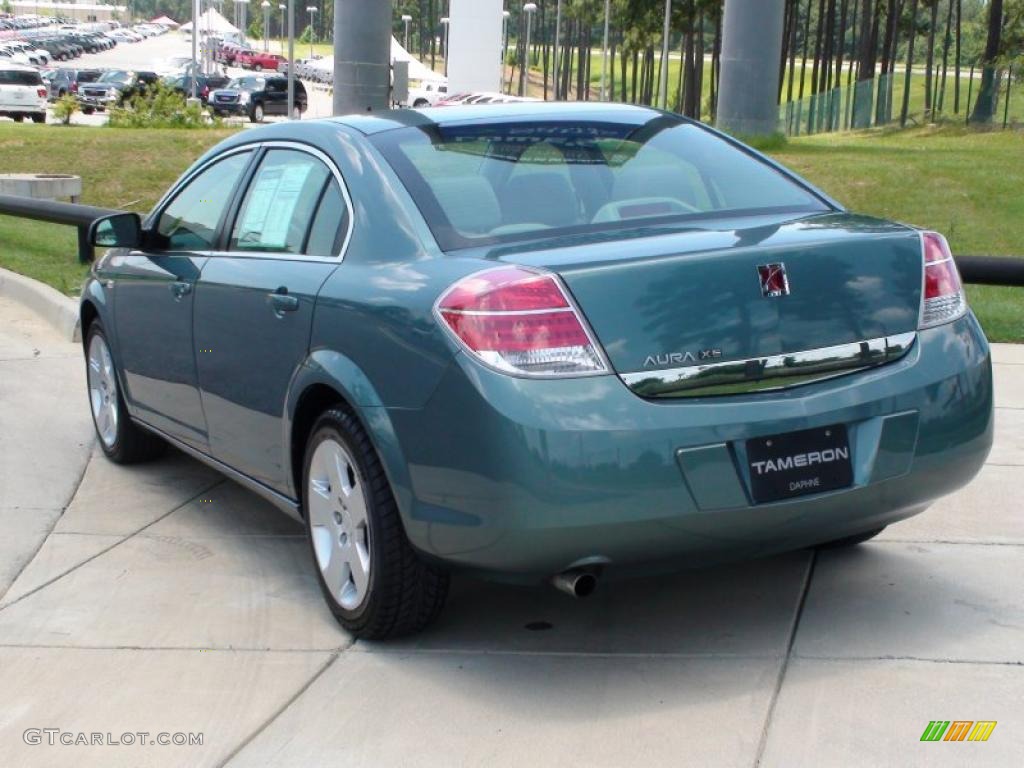 2009 Aura XE - Silver Moss / Gray photo #8