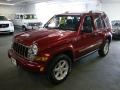 2005 Inferno Red Crystal Pearl Jeep Liberty Limited 4x4  photo #2