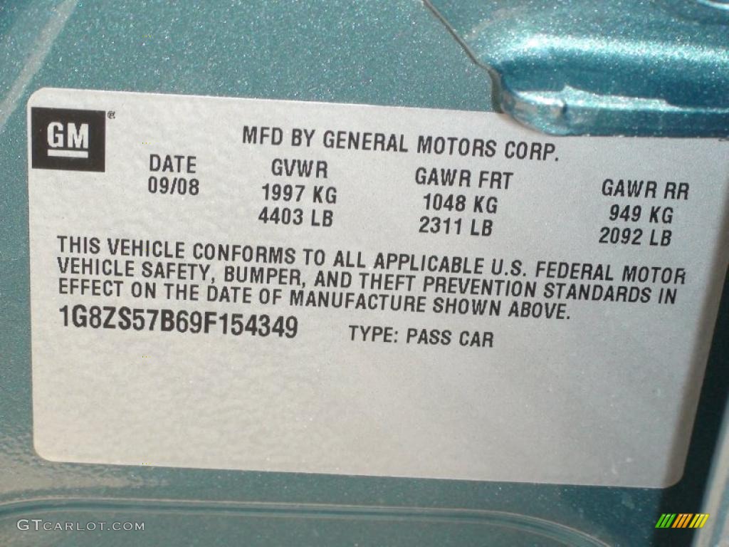2009 Aura XE - Silver Moss / Gray photo #42