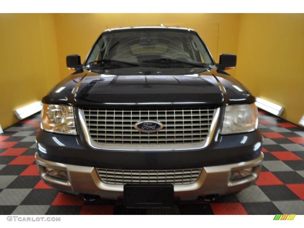 2003 Expedition Eddie Bauer 4x4 - Medium Wedgewood Blue Metallic / Medium Parchment photo #2