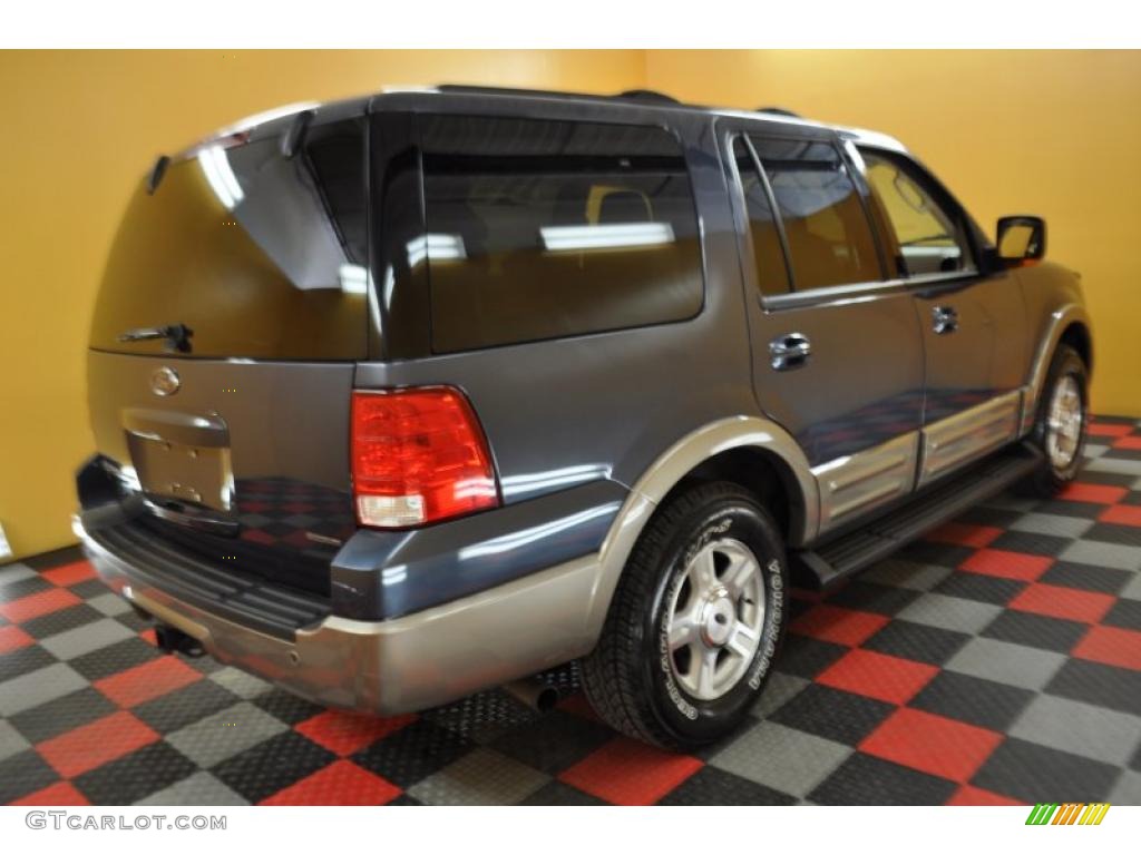 2003 Expedition Eddie Bauer 4x4 - Medium Wedgewood Blue Metallic / Medium Parchment photo #6