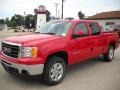 2010 Fire Red GMC Sierra 1500 SLT Crew Cab 4x4  photo #3