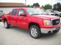 Fire Red - Sierra 1500 SLT Crew Cab 4x4 Photo No. 6