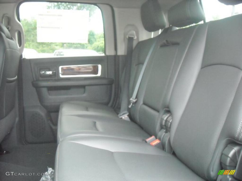 2010 Ram 3500 Laramie Mega Cab 4x4 Dually - Brilliant Black Crystal Pearl / Dark Slate photo #27