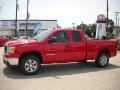 2010 Fire Red GMC Sierra 1500 SLE Extended Cab 4x4  photo #2