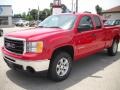 2010 Fire Red GMC Sierra 1500 SLE Extended Cab 4x4  photo #3