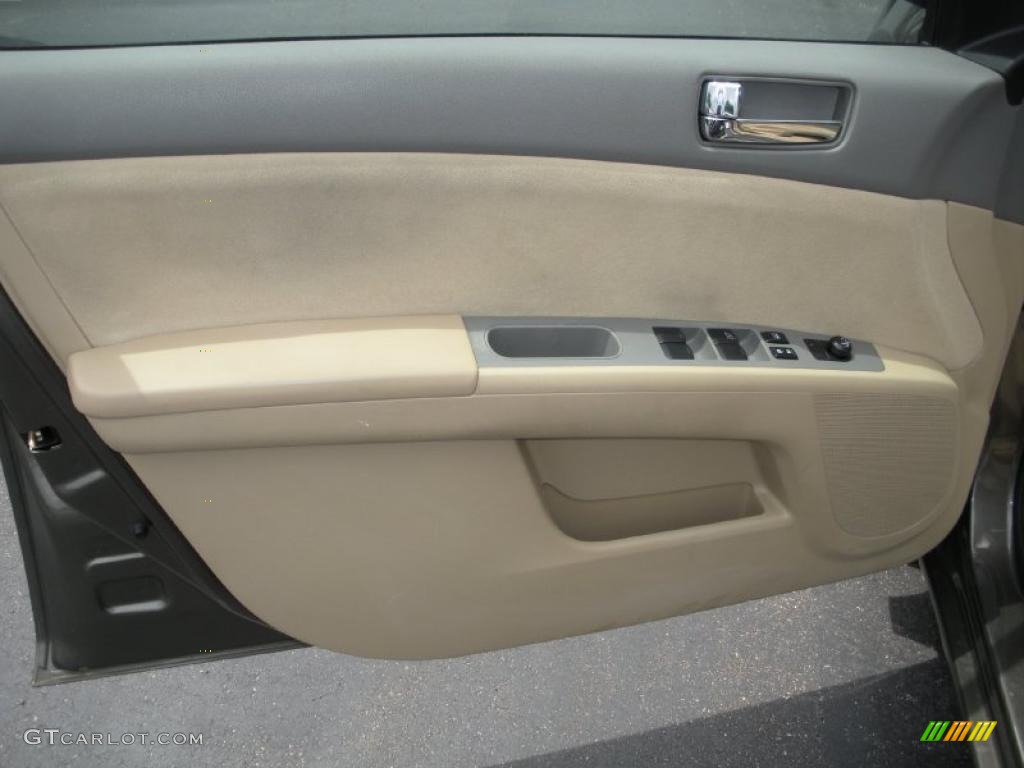 2007 Sentra 2.0 S - Polished Granite / Beige photo #10