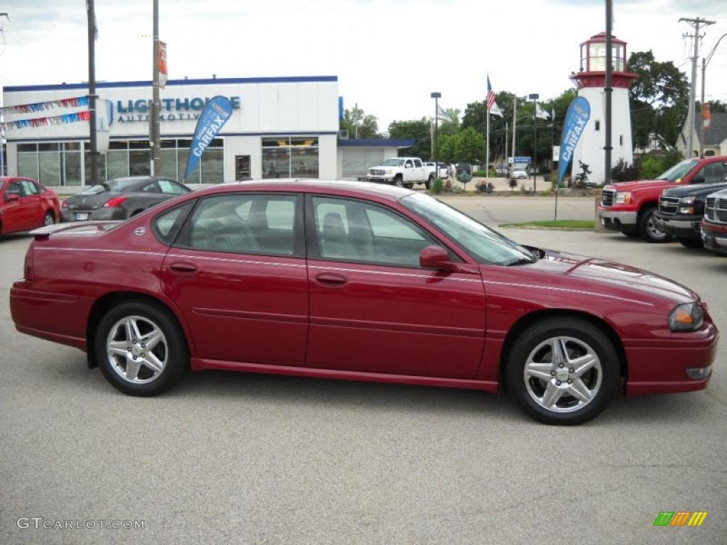 2005 Impala SS Supercharged - Sport Red Metallic / Neutral Beige photo #1