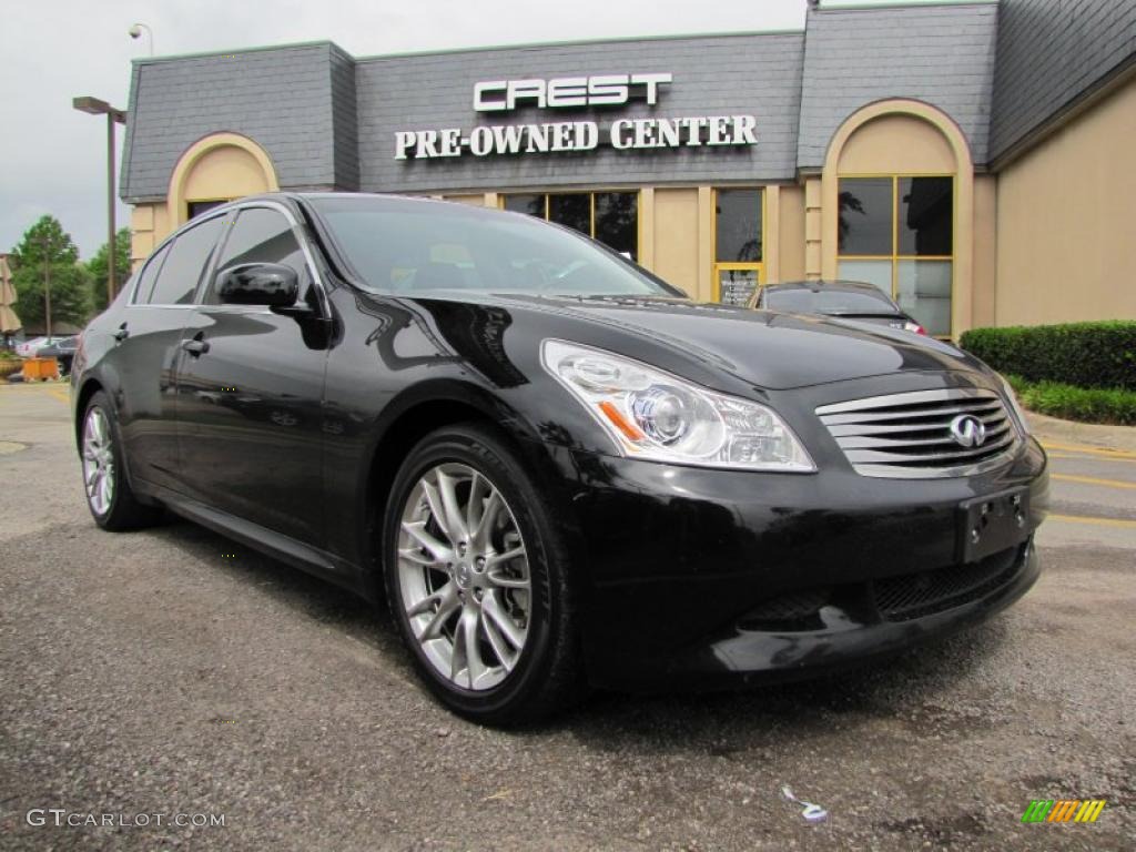 2007 G 35 S Sport Sedan - Black Obsidian / Graphite Black photo #1