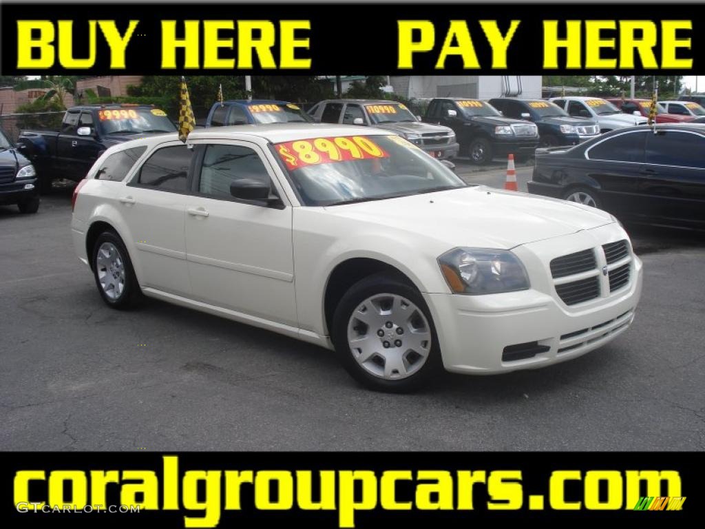 Cool Vanilla White Dodge Magnum