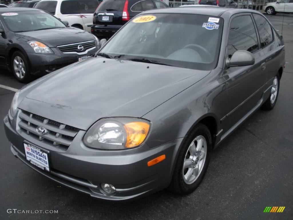 Charcoal Gray Metallic Hyundai Accent
