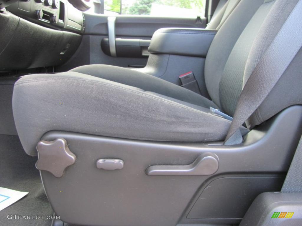 2008 Sierra 2500HD SLE Extended Cab 4x4 - Stealth Gray Metallic / Ebony photo #9