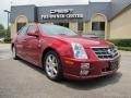 2009 Crystal Red Cadillac STS V8  photo #1