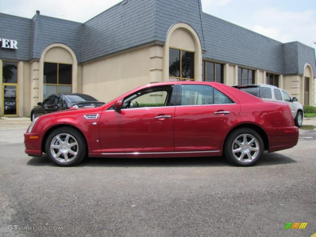 2009 STS V8 - Crystal Red / Light Gray photo #4