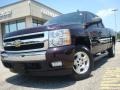 2008 Dark Cherry Metallic Chevrolet Silverado 1500 LT Extended Cab  photo #1