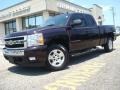 2008 Dark Cherry Metallic Chevrolet Silverado 1500 LT Extended Cab  photo #2