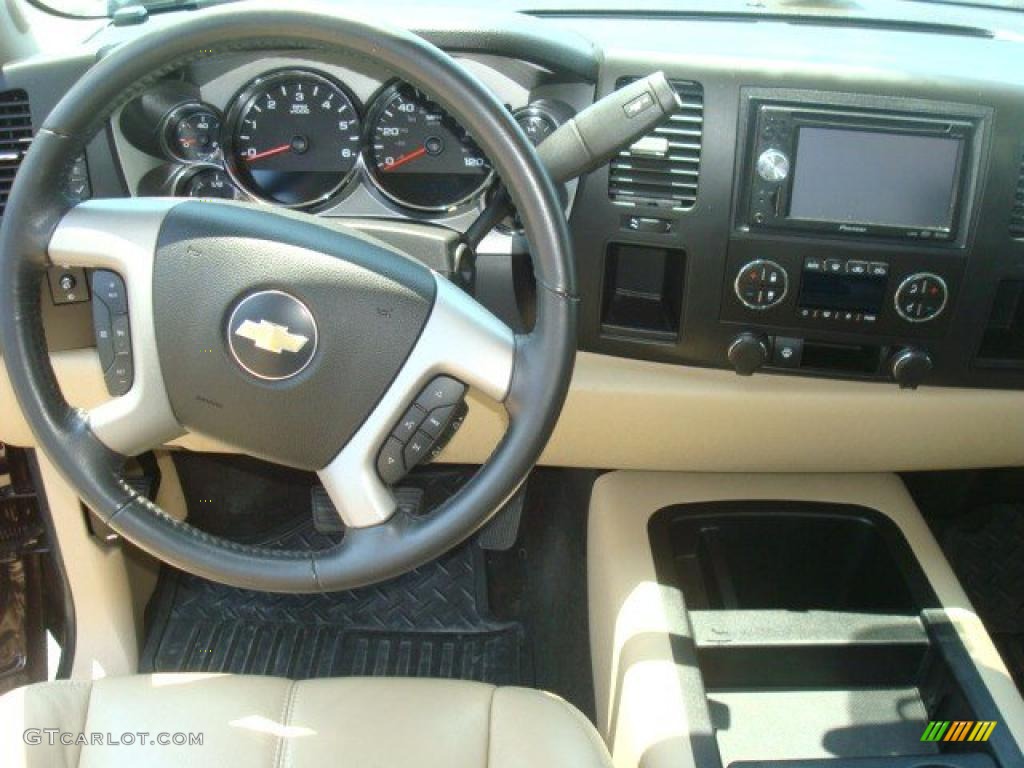 2008 Silverado 1500 LT Extended Cab - Dark Cherry Metallic / Light Cashmere/Ebony Accents photo #11