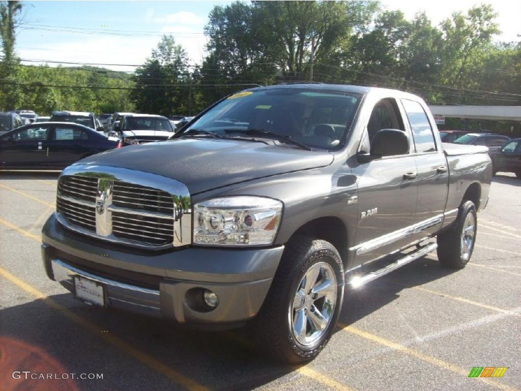 2008 Ram 1500 SLT Quad Cab 4x4 - Mineral Gray Metallic / Medium Slate Gray photo #23