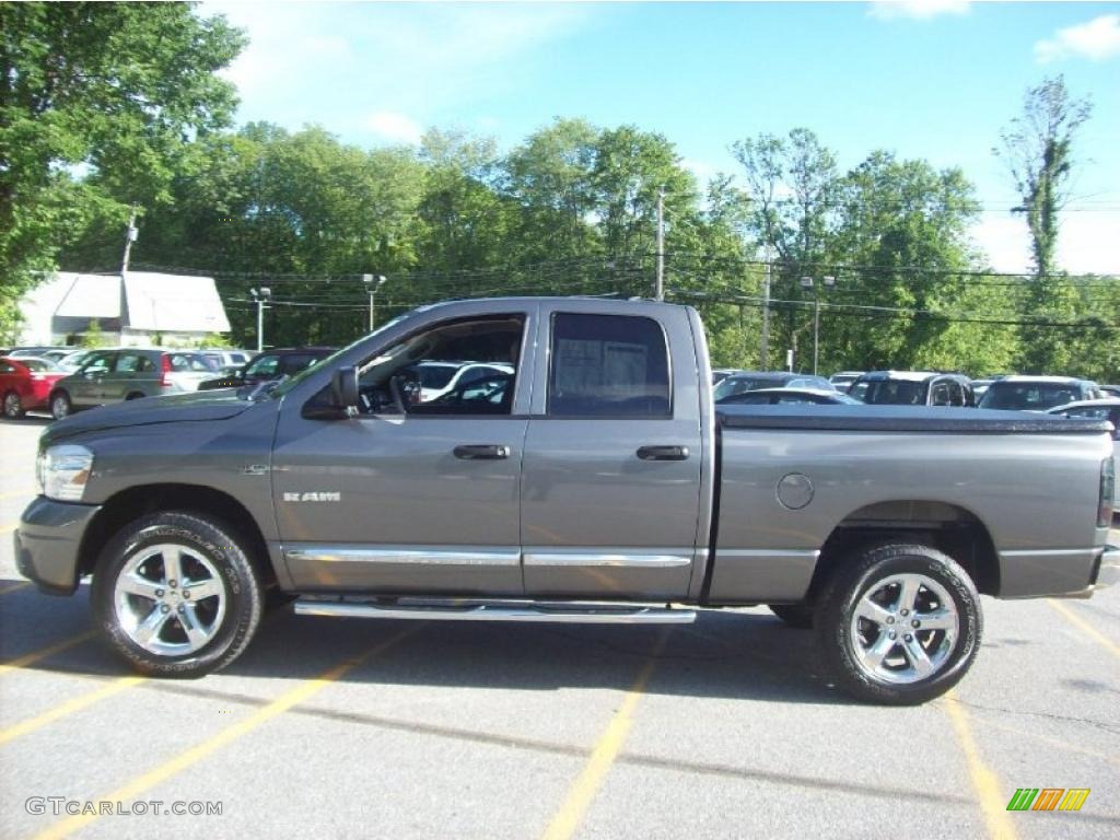 2008 Ram 1500 SLT Quad Cab 4x4 - Mineral Gray Metallic / Medium Slate Gray photo #26