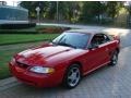 1994 Rio Red Ford Mustang Cobra Convertible  photo #1