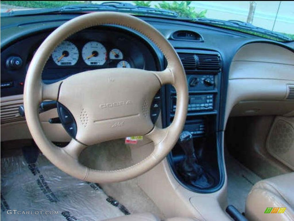 1994 Mustang Cobra Convertible - Rio Red / Saddle photo #9