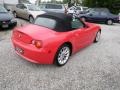 2004 Bright Red BMW Z4 2.5i Roadster  photo #3