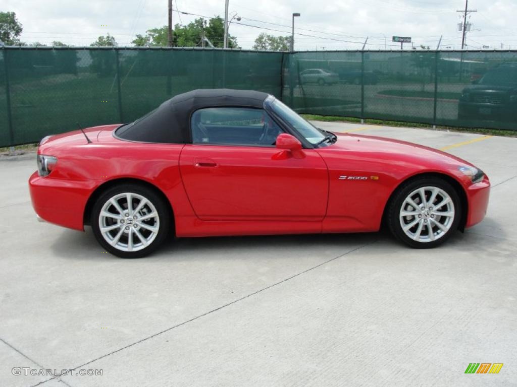 2007 S2000 Roadster - New Formula Red / Black photo #2
