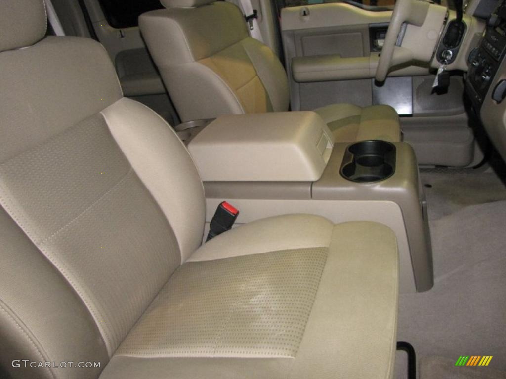 2007 F150 Lariat SuperCrew 4x4 - Redfire Metallic / Tan photo #11