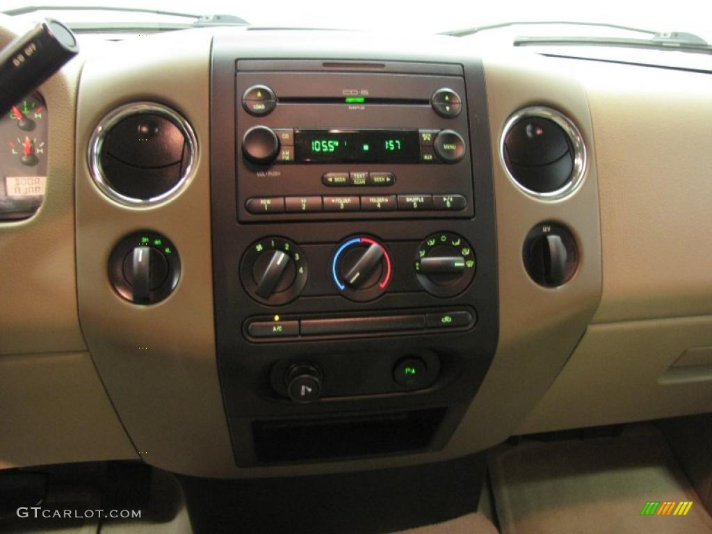 2007 F150 Lariat SuperCrew 4x4 - Redfire Metallic / Tan photo #17