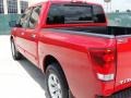 2008 Red Alert Nissan Titan SE Crew Cab  photo #5