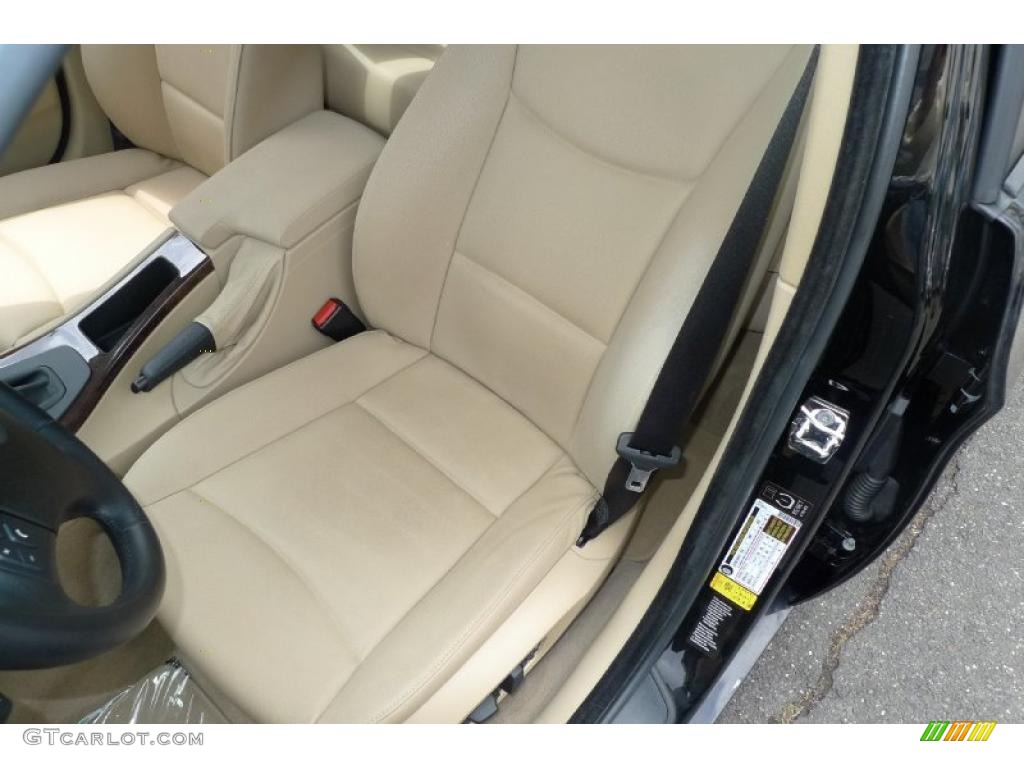 2007 3 Series 328xi Wagon - Jet Black / Beige photo #27