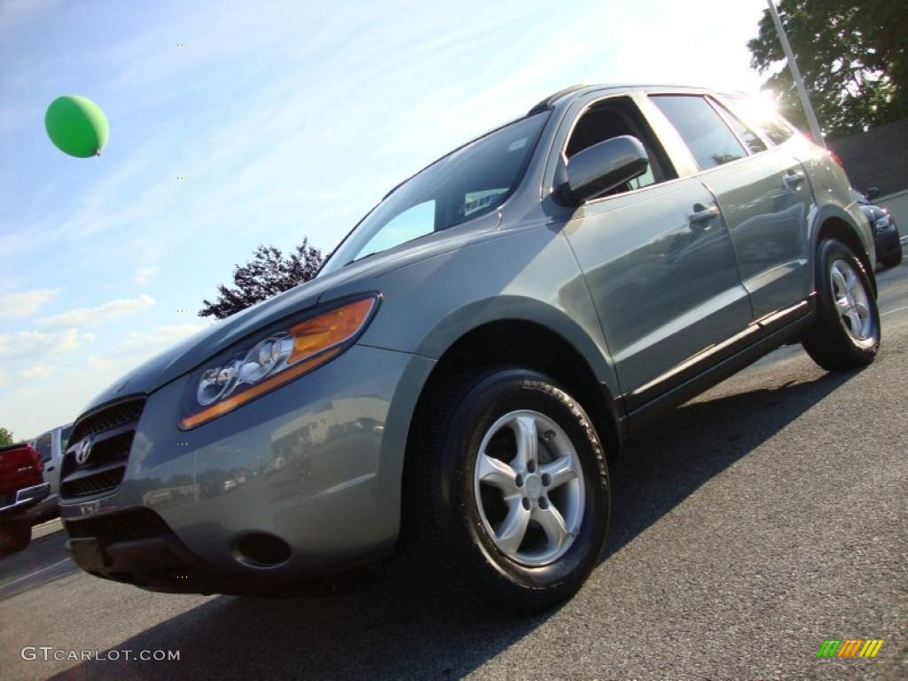 2008 Santa Fe GLS - Platinum Sage / Gray photo #1