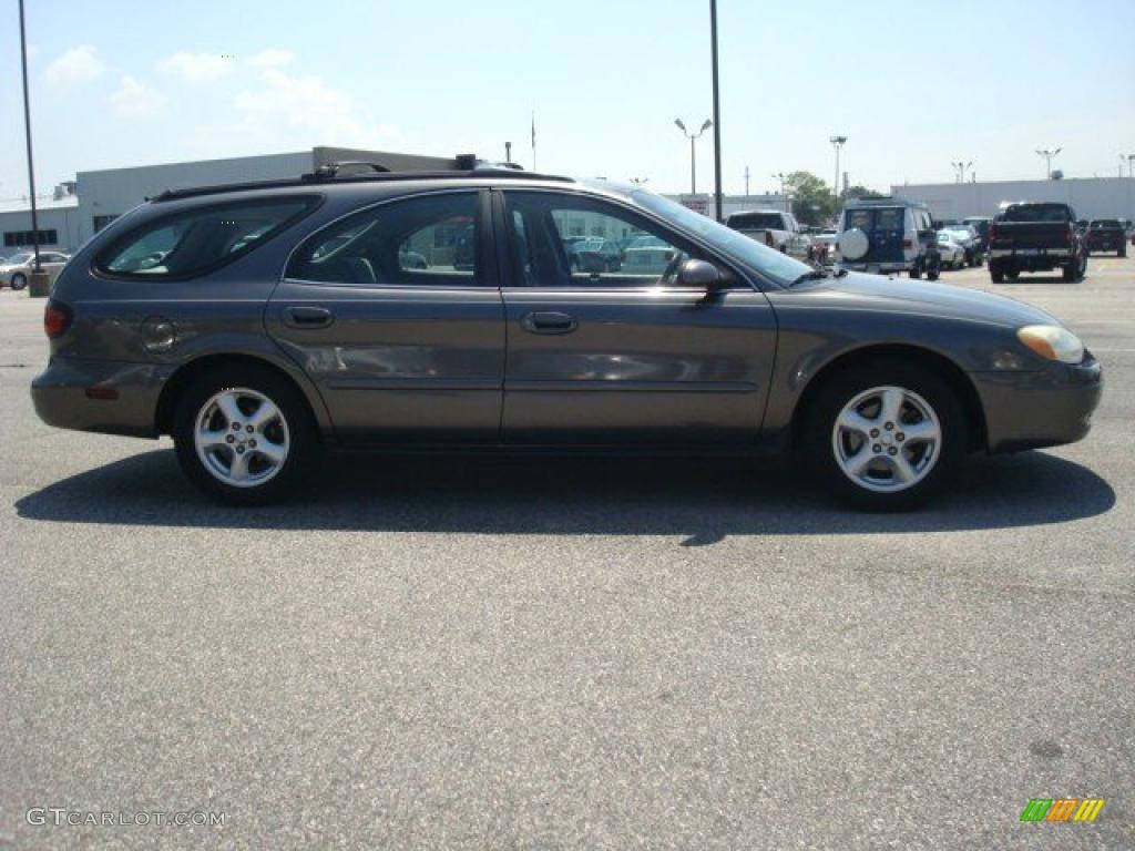 2002 Taurus SE Wagon - Dark Shadow Grey Metallic / Medium Graphite photo #6