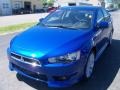 2010 Octane Blue Metallic Mitsubishi Lancer GTS  photo #1