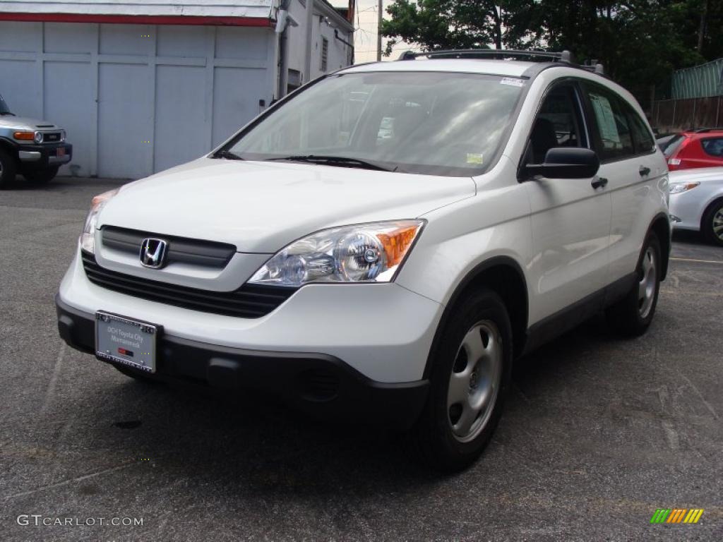 2007 CR-V LX 4WD - Taffeta White / Black photo #3