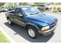 Patriot Blue Pearl 2002 Dodge Dakota SXT Regular Cab Exterior