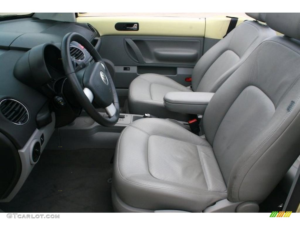 2006 New Beetle 2.5 Convertible - Mellow Yellow / Grey photo #5