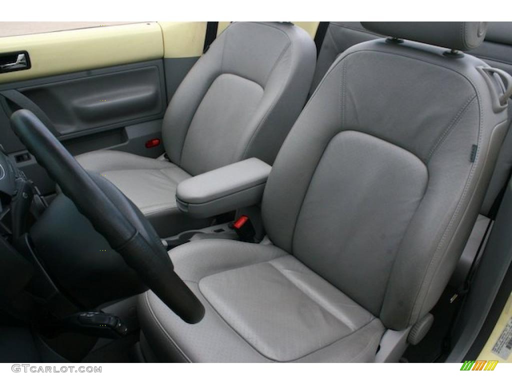 2006 New Beetle 2.5 Convertible - Mellow Yellow / Grey photo #7