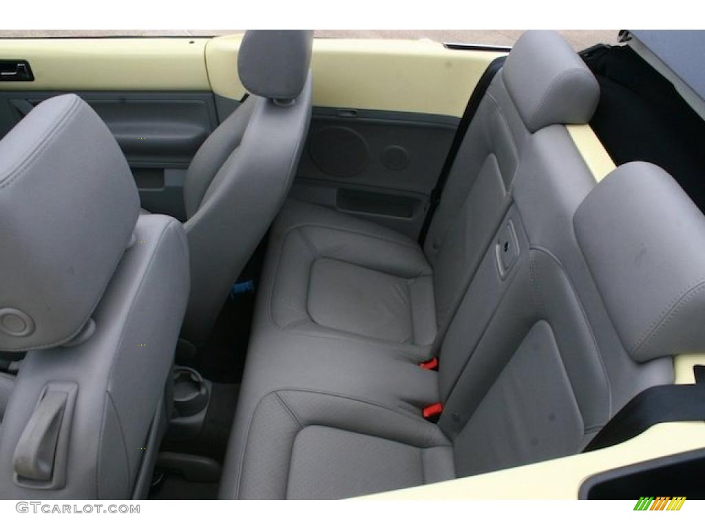 2006 New Beetle 2.5 Convertible - Mellow Yellow / Grey photo #8