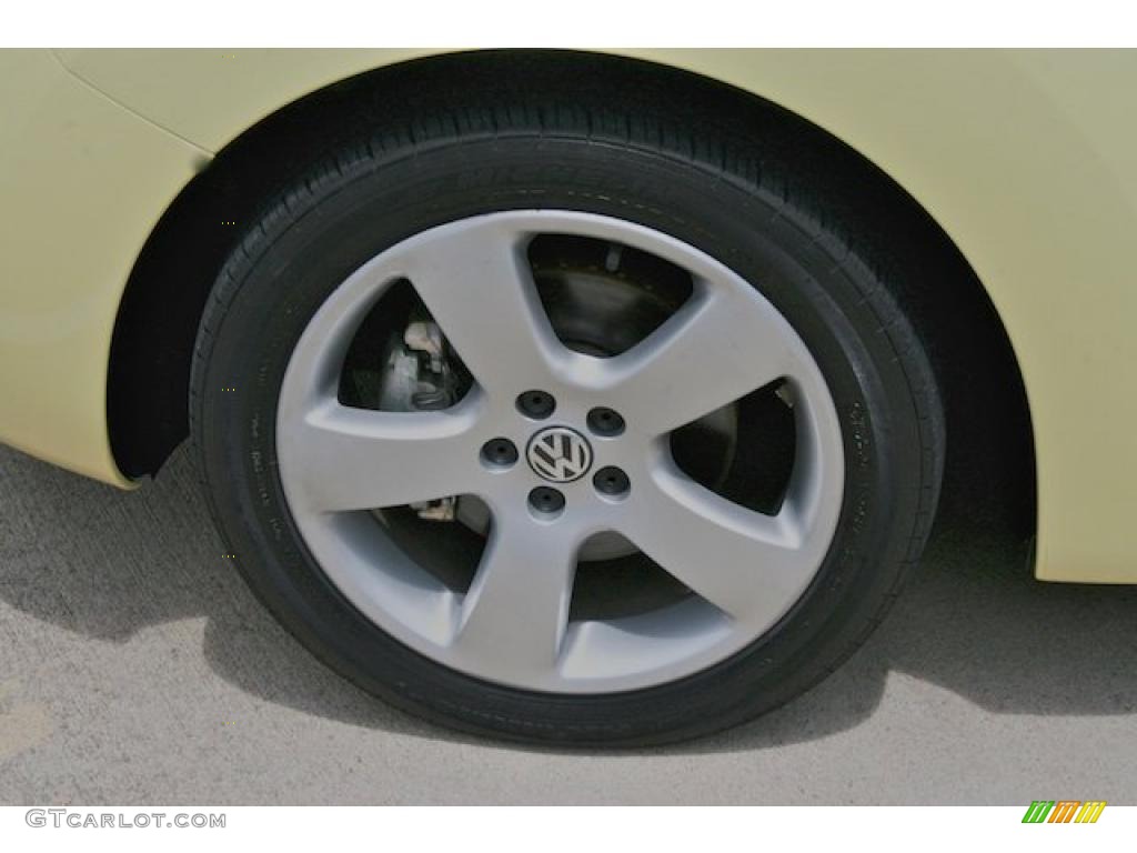 2006 New Beetle 2.5 Convertible - Mellow Yellow / Grey photo #9