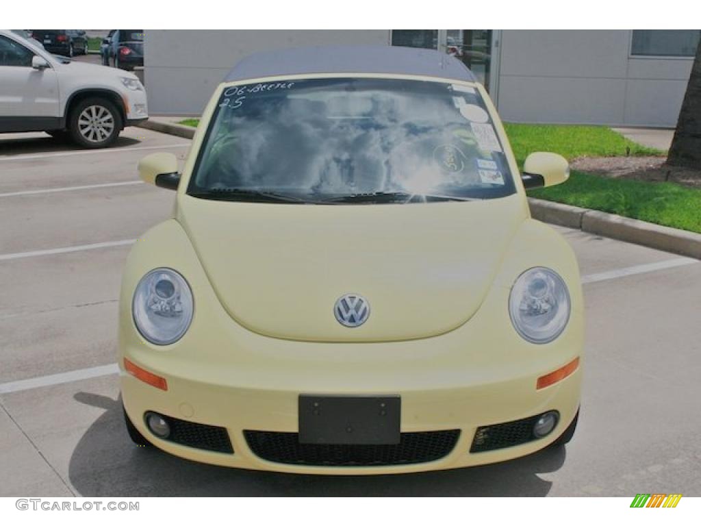 2006 New Beetle 2.5 Convertible - Mellow Yellow / Grey photo #10