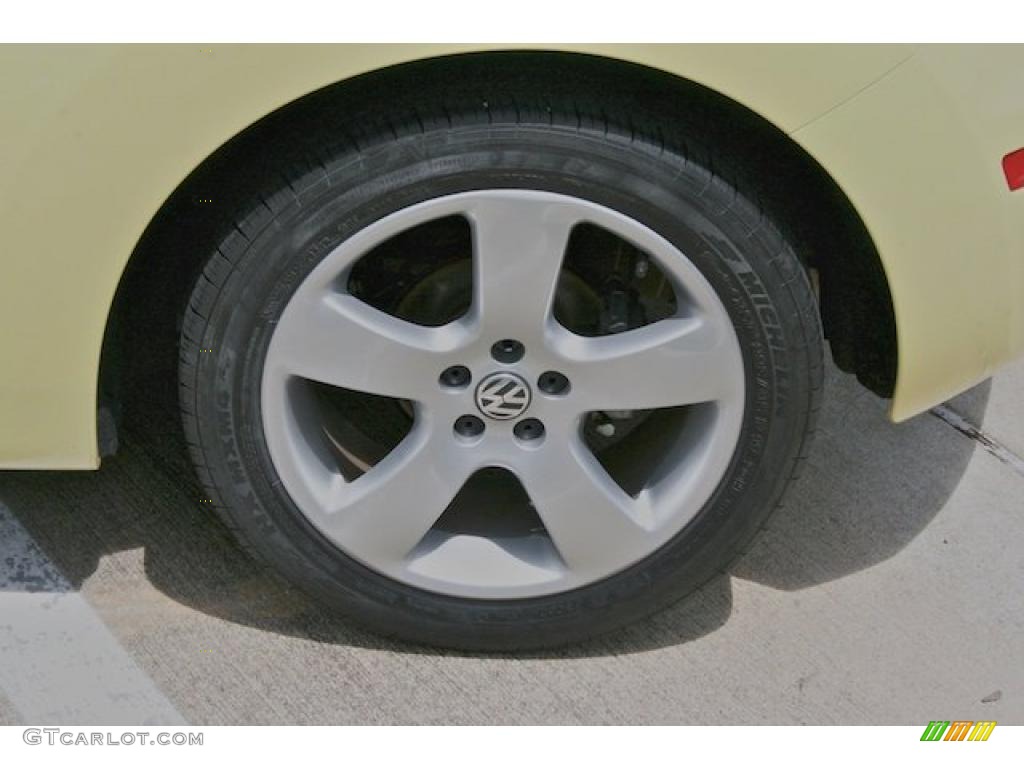 2006 New Beetle 2.5 Convertible - Mellow Yellow / Grey photo #13