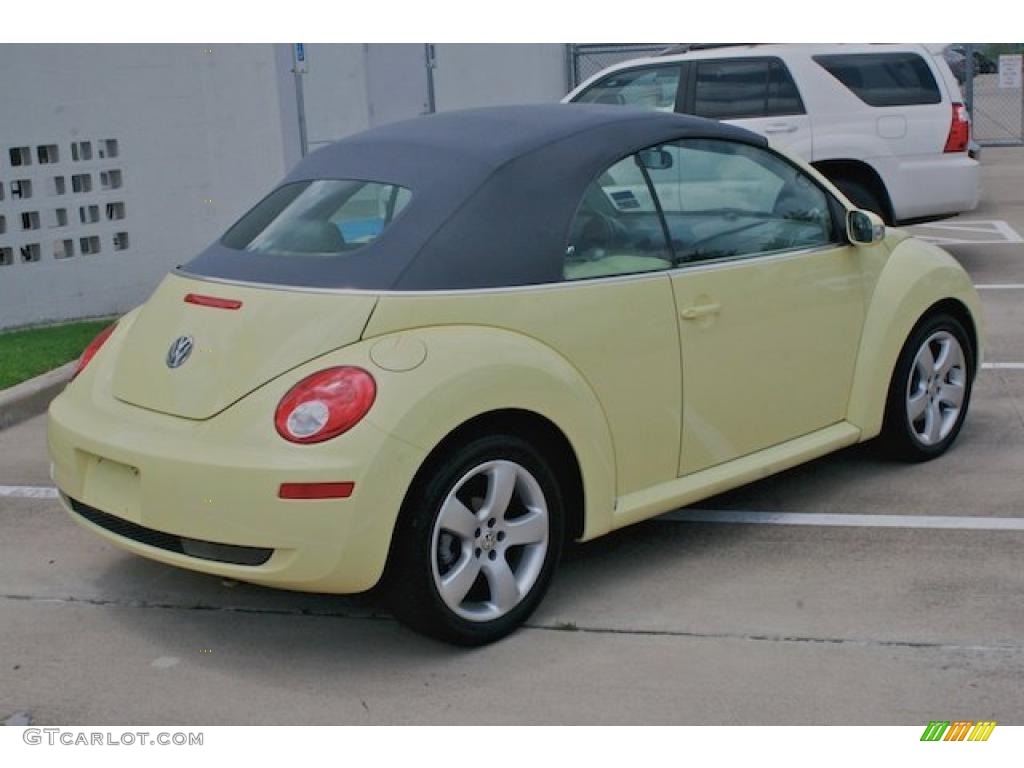 2006 New Beetle 2.5 Convertible - Mellow Yellow / Grey photo #15