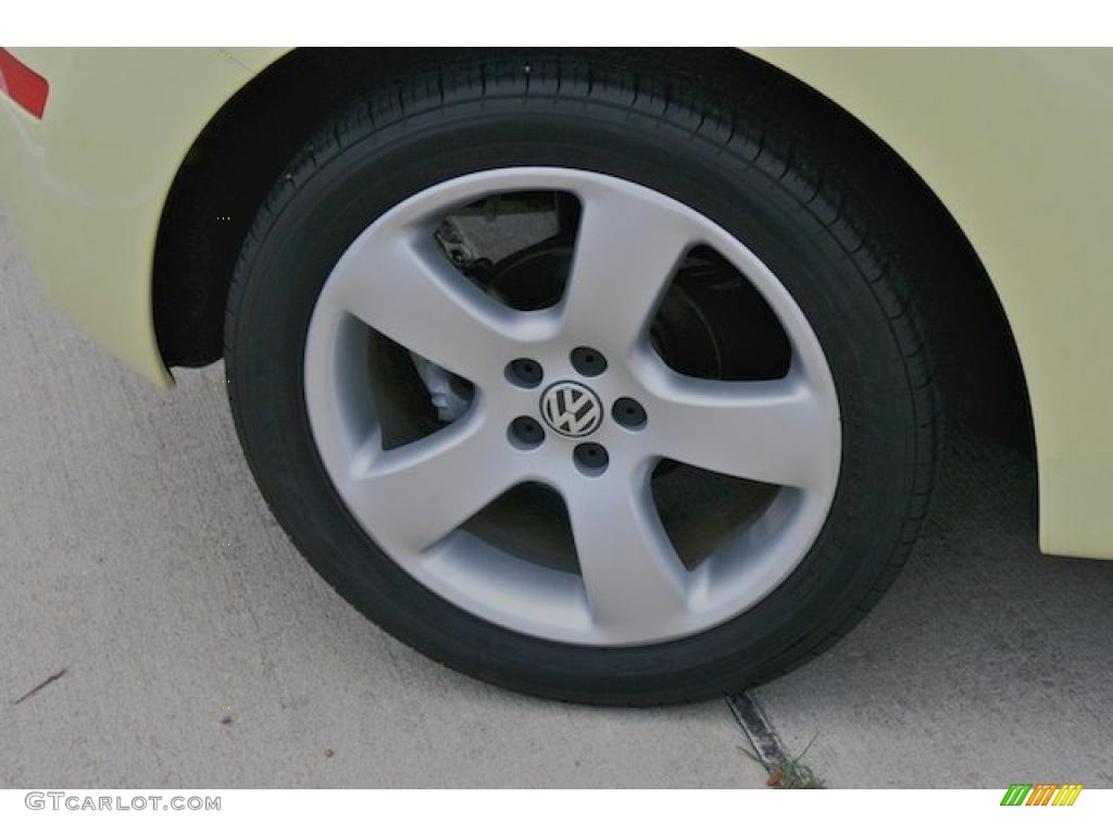 2006 New Beetle 2.5 Convertible - Mellow Yellow / Grey photo #17