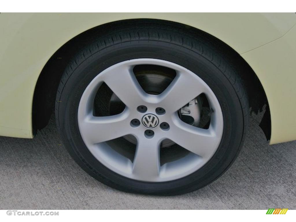 2006 New Beetle 2.5 Convertible - Mellow Yellow / Grey photo #18