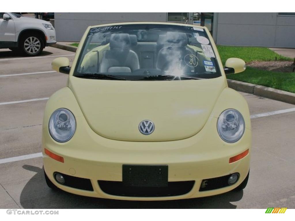 2006 New Beetle 2.5 Convertible - Mellow Yellow / Grey photo #20