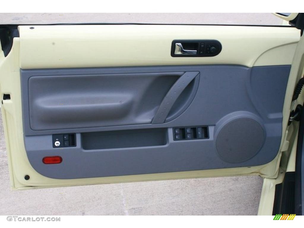 2006 New Beetle 2.5 Convertible - Mellow Yellow / Grey photo #23