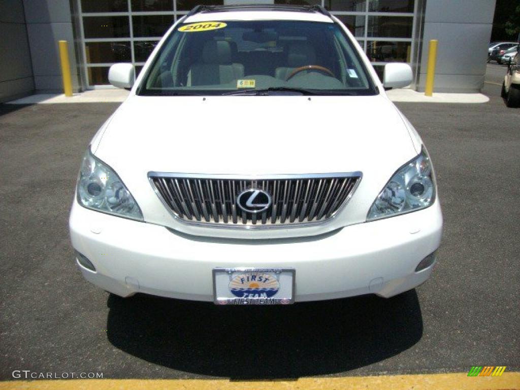2004 RX 330 AWD - Crystal White Pearl / Ivory photo #8