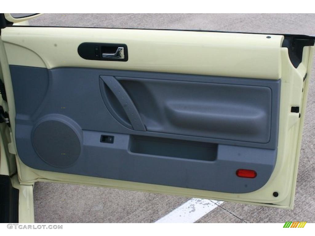 2006 New Beetle 2.5 Convertible - Mellow Yellow / Grey photo #27